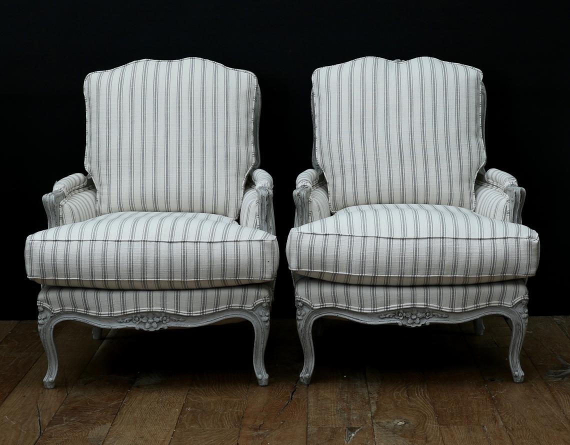 Pair of Louis XV Armchairs 